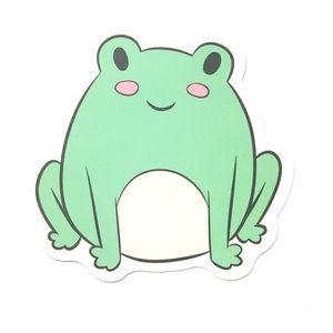Frog Vinyl Sticker